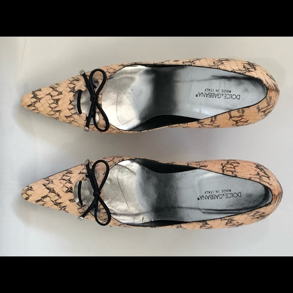 Snake Skin Dolce & Gabbana Heels/Pumps Sz 36 - Picture 5 of 7